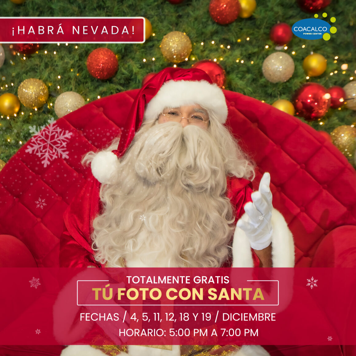 TÓMATE LA FOTO CON SANTA